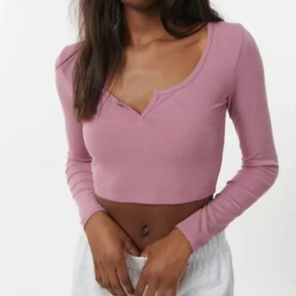 Garage Pink Notch Kylie Tee - Picture 1 of 1